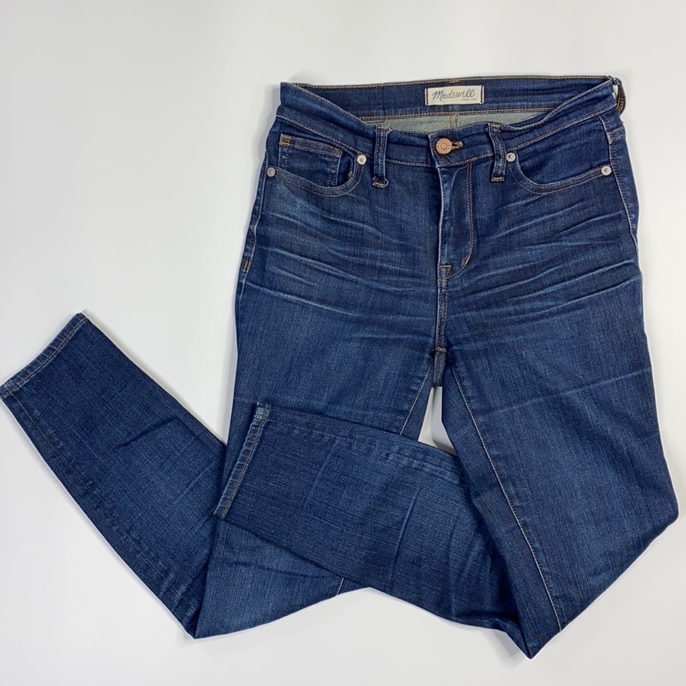 Madewell High Riser Skinny Dark Wash Denim Jeans Size 26